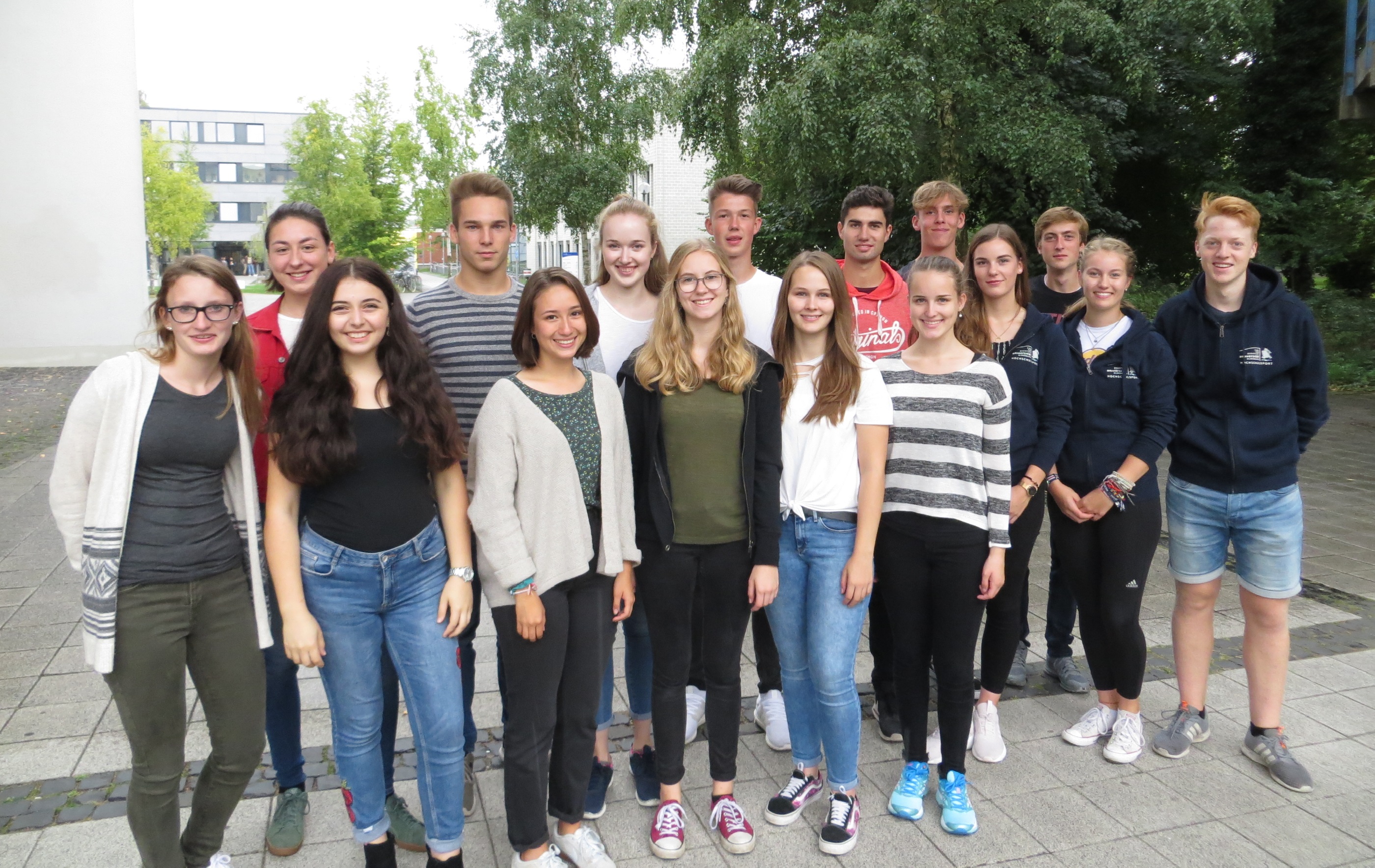 Pressedienst 12 September 2018 Universität Begrüßt 16 Neue Freiwillige Universität Oldenburg